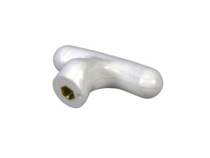 RM69 hendel wit kunststof