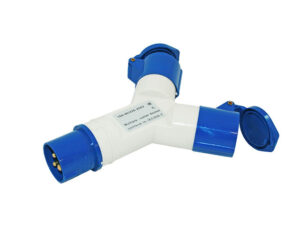 Walstroom CEE splitter 2 weg