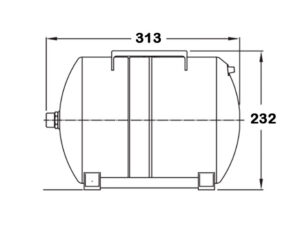 hydrofoortank afmetingen